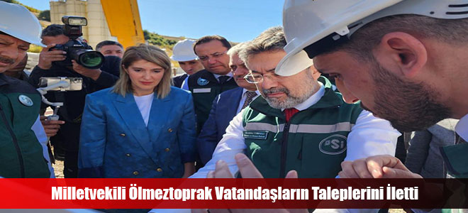 Milletvekili Ölmeztoprak Vatandaşların Taleplerini İletti