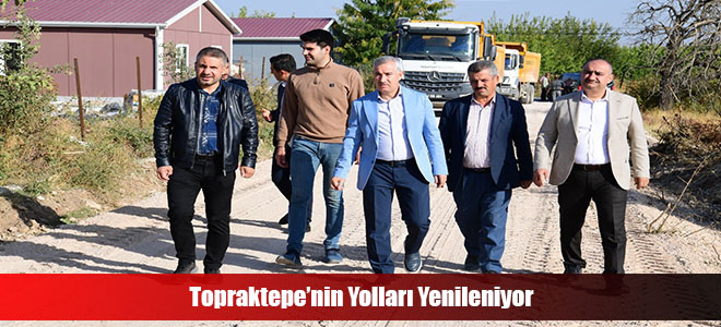 Topraktepe’nin Yolları Yenileniyor