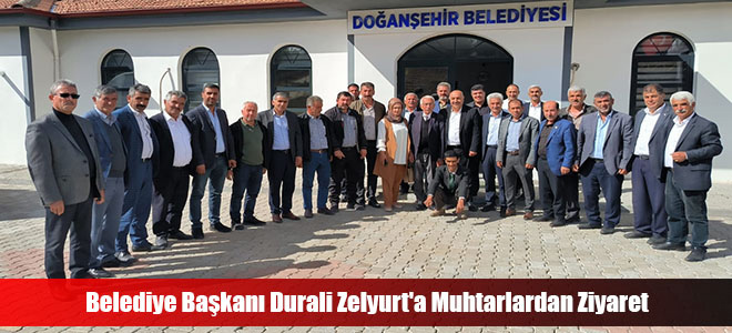 Belediye Başkanı Durali Zelyurt'a Muhtarlardan Ziyaret