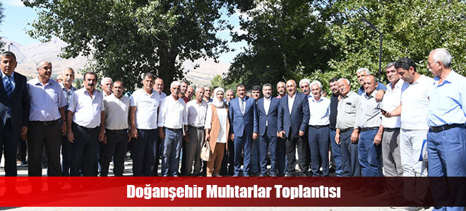 Doğanşehir Muhtarlar Toplantısı