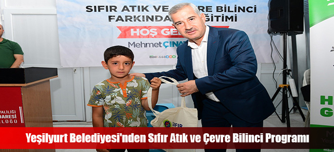 Yeşilyurt Belediyesi'nden Sıfır Atık ve Çevre Bilinci Programı