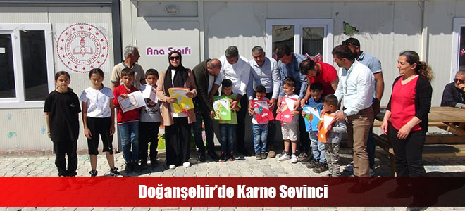 Doğanşehir’de Karne Sevinci