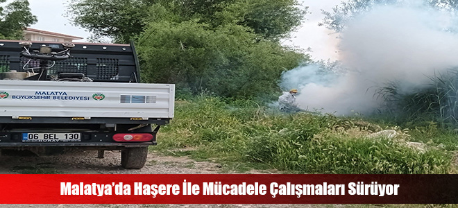 Malatya’da Haşere İle Mücadele Çalışmaları Sürüyor