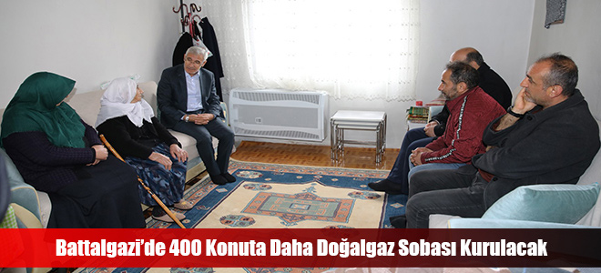 Battalgazi’de 400 Konuta Daha Doğalgaz Sobası Kurulacak