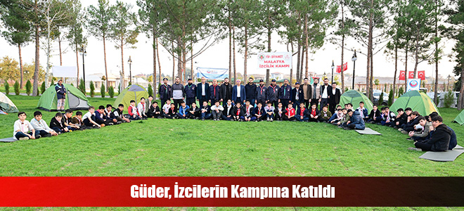 Güder, İzcilerin Kampına Katıldı