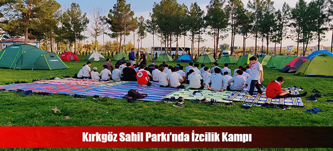 Kırkgöz Sahil Parkı’nda İzcilik Kampı