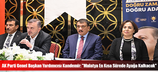 AK Parti Genel Başkan Yardımcısı Kandemir: 