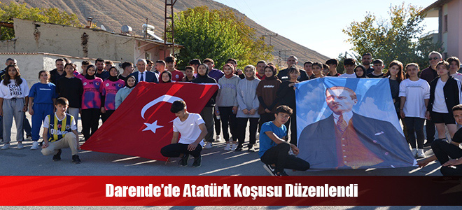 Darende’de Atatürk Koşusu Düzenlendi