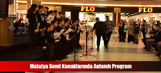 Malatya Semt Konaklarında Anlamlı Program