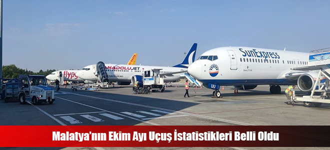 Malatya’nın Ekim Ayı Uçuş İstatistikleri Belli Oldu