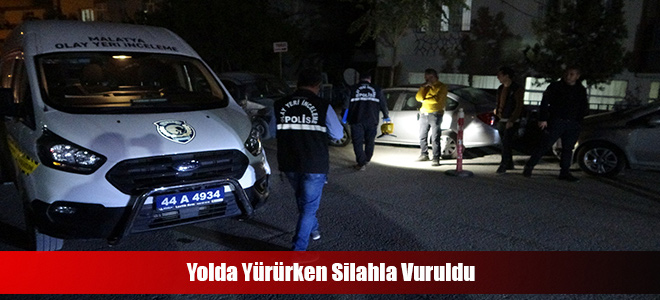 Yolda Yürürken Silahla Vuruldu