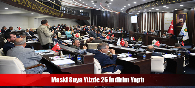 Maski Suya Yüzde 25 İndirim Yaptı