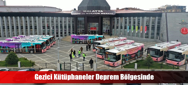 Gezici Kütüphaneler Deprem Bölgesinde