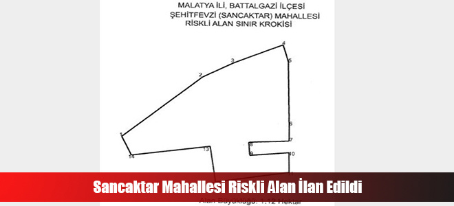 Sancaktar Mahallesi Riskli Alan İlan Edildi