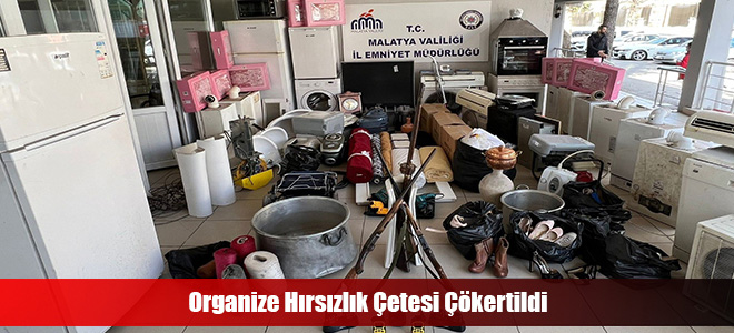 Organize Hırsızlık Çetesi Çökertildi