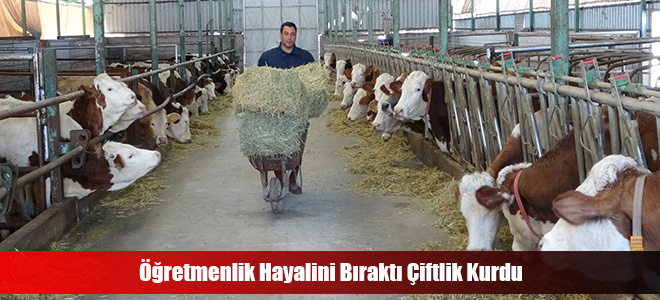 Öğretmenlik Hayalini Bıraktı Çiftlik Kurdu