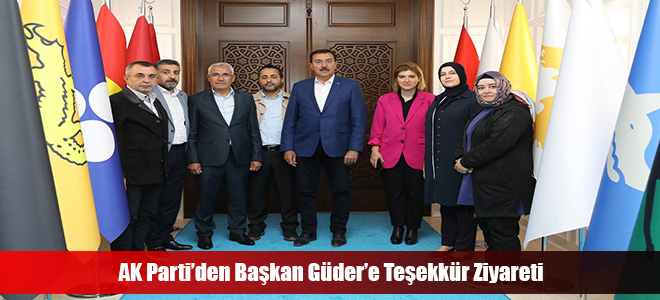 AK Parti’den Başkan Güder’e Teşekkür Ziyareti