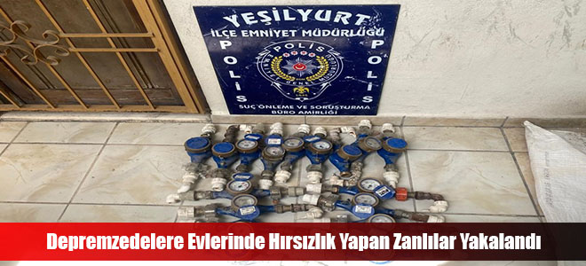 Depremzedelere Evlerinde Hırsızlık Yapan Zanlılar Yakalandı