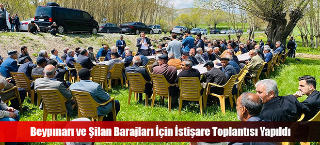 Beypınarı ve Şilan Barajları İçin İstişare Toplantısı Yapıldı