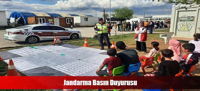 Jandarma Basın Duyurusu