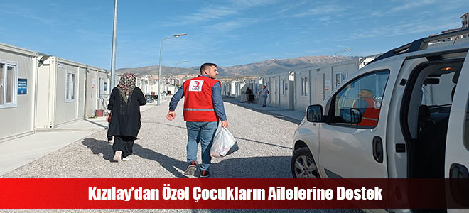 Kızılay’dan Özel Çocukların Ailelerine Destek