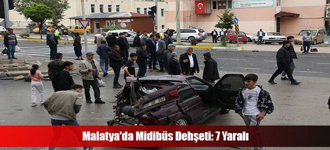 Malatya'da Midibüs Dehşeti: 7 Yaralı