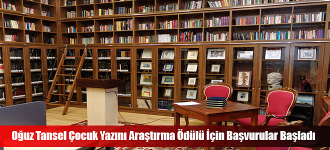 Oğuz Tansel Çocuk Yazını Araştırma Ödülü İçin Başvurular Başladı