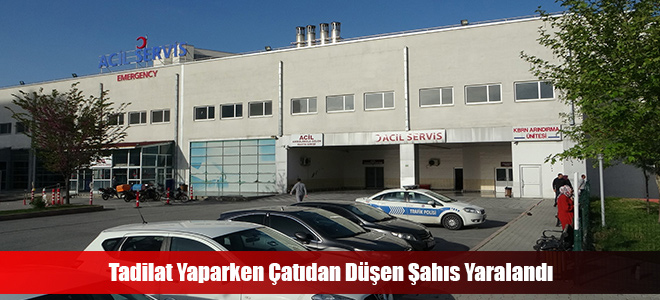 Tadilat Yaparken Çatıdan Düşen Şahıs Yaralandı