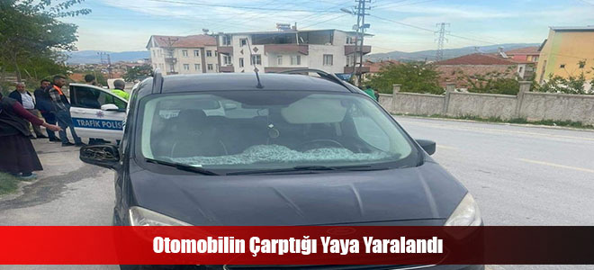 Otomobilin Çarptığı Yaya Yaralandı