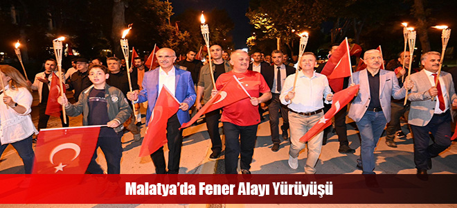 Malatya’da Fener Alayı Yürüyüşü