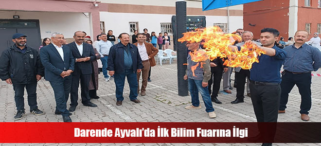 Darende Ayvalı’da İlk Bilim Fuarına İlgi