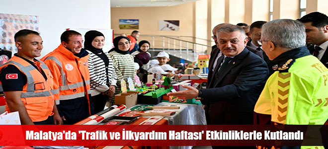 Malatya'da 'Trafik ve İlkyardım Haftası' Etkinliklerle Kutlandı