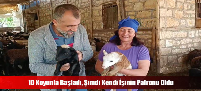 10 Koyunla Başladı, Şimdi Kendi İşinin Patronu Oldu