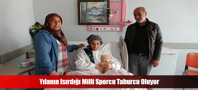 Yılanın Isırdığı Milli Sporcu Taburcu Oluyor