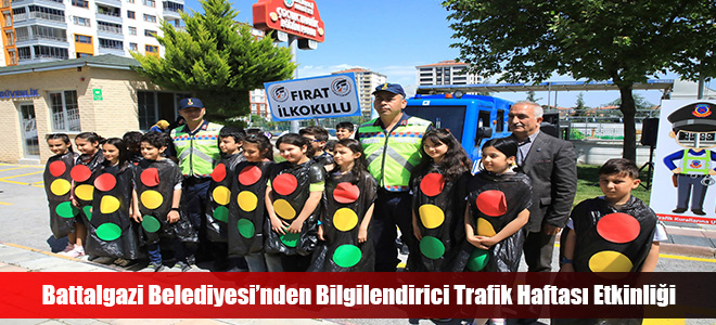 Battalgazi Belediyesi’nden Bilgilendirici Trafik Haftası Etkinliği