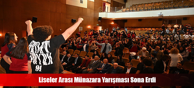 Liseler Arası Münazara Yarışması Sona Erdi