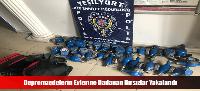 Depremzedelerin Evlerine Dadanan Hırsızlar Yakalandı