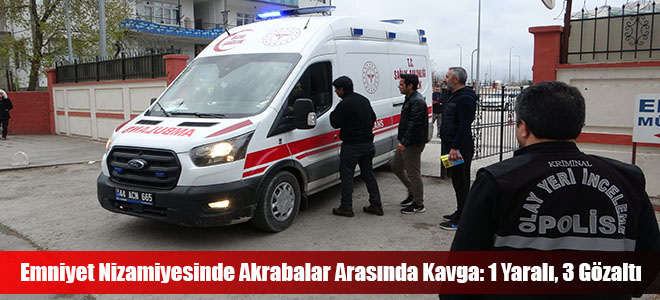 Emniyet Nizamiyesinde Akrabalar Arasında Kavga: 1 Yaralı, 3 Gözaltı