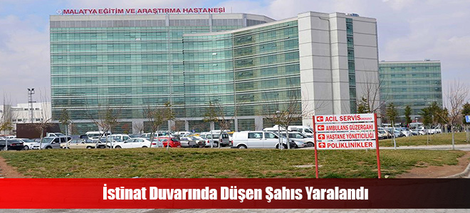 İstinat Duvarında Düşen Şahıs Yaralandı