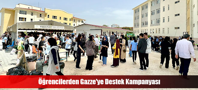 Öğrencilerden Gazze'ye Destek Kampanyası