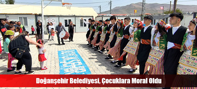 Doğanşehir Belediyesi, Çocuklara Moral Oldu