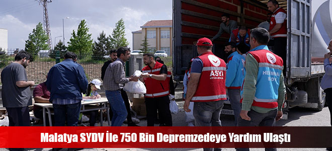 Malatya SYDV İle 750 Bin Depremzedeye Yardım Ulaştı