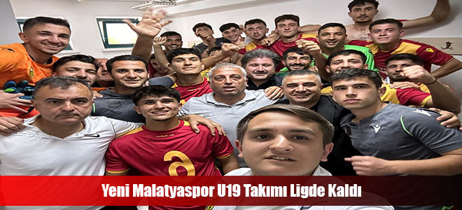 Yeni Malatyaspor U19 Takımı Ligde Kaldı