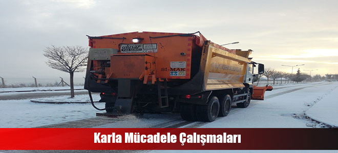 Karla Mücadele Çalışmaları