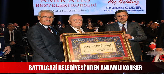 BATTALGAZİ BELEDİYESİ’NDEN ANLAMLI KONSER