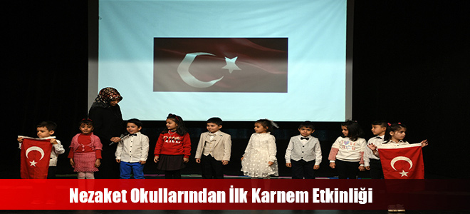 Nezaket Okullarından İlk Karnem Etkinliği