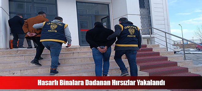 Hasarlı Binalara Dadanan Hırsızlar Yakalandı