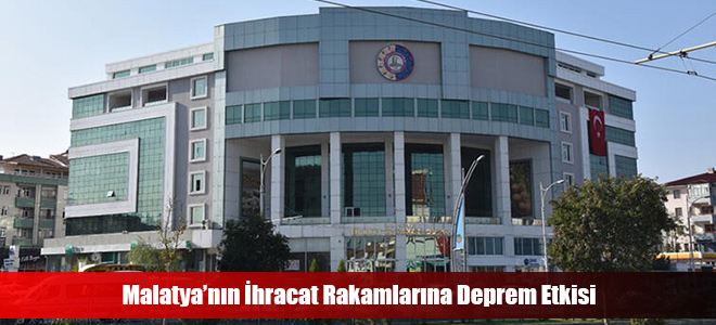 Malatya’nın İhracat Rakamlarına Deprem Etkisi