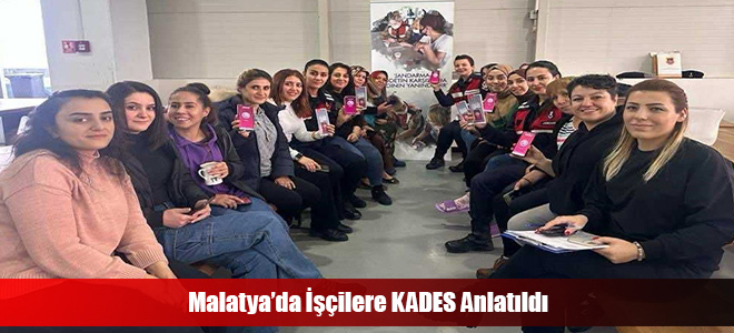 Malatya’da İşçilere KADES Anlatıldı