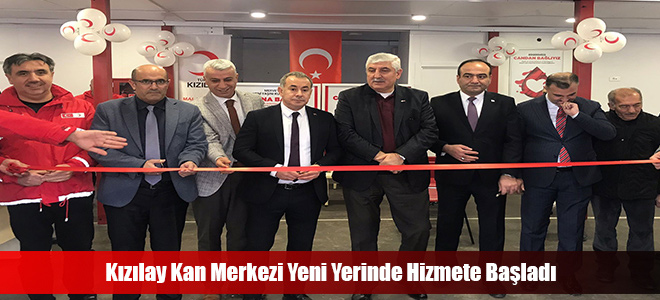 Kızılay Kan Merkezi Yeni Yerinde Hizmete Başladı